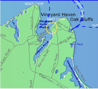 Martha's Vineyard map